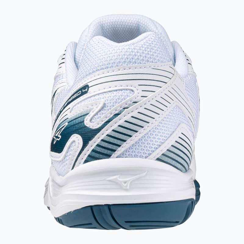 Pánské boty na volejbal Mizuno Cyclone Speed 4 white/sailor blue/silver 10