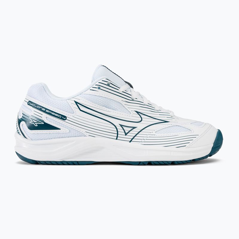 Pánské boty na volejbal Mizuno Cyclone Speed 4 white/sailor blue/silver 2