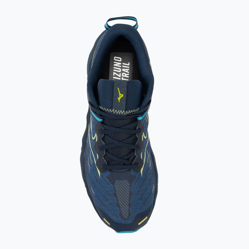 Pánské běžecké boty Mizuno Wave Mujin 10 dress blues/sharp green/swim cap 5