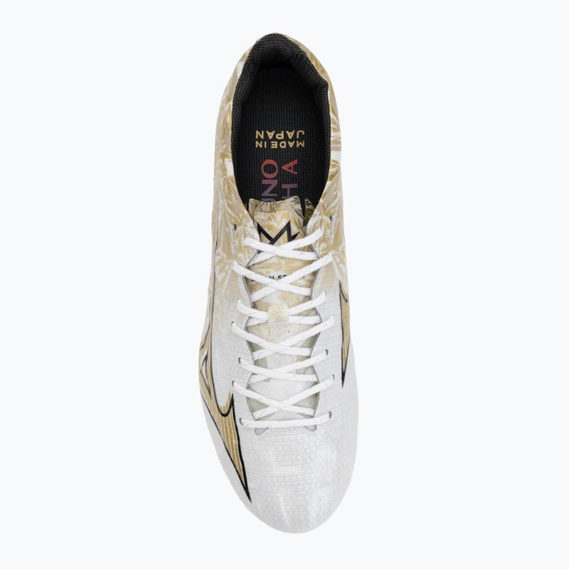 Pánské kopačky Mizuno Alpha Japan AG white/ge gold/black 5