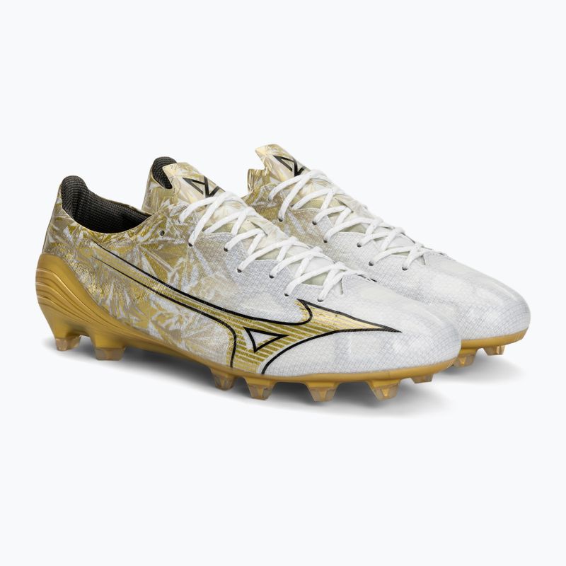 Pánské kopačky Mizuno Αlpha Elite MD white/ge gold/black 5