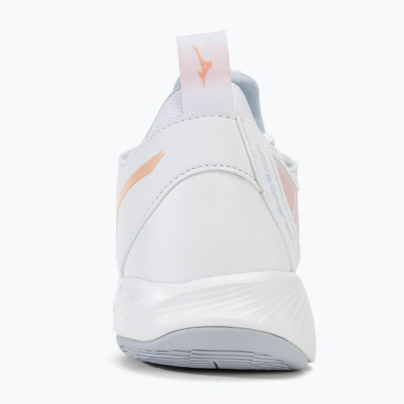 Dámské volejbalové boty Mizuno Wave Dimension white/peach parfait/halogen blue 6