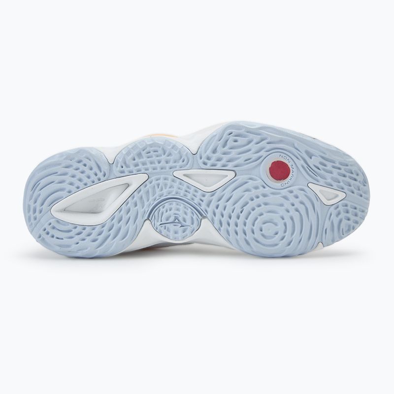 Dámské volejbalové boty Mizuno Wave Momentum 3 white/ navy peony/ peach parfait 4