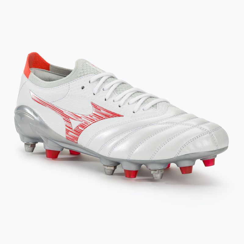 Pánské kopačky Mizuno Morelia Neo IV Β Japan Mix white/radiant red/hot coral