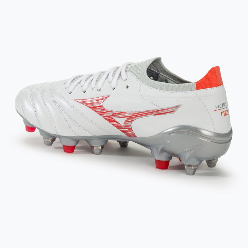 Pánské kopačky Mizuno Morelia Neo IV Β Japan Mix white/radiant red/hot coral 3