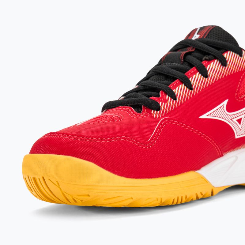 Dětské házenkářské boty Mizuno Stealth Star 2 Jr radiant red/white/carrot curl 8