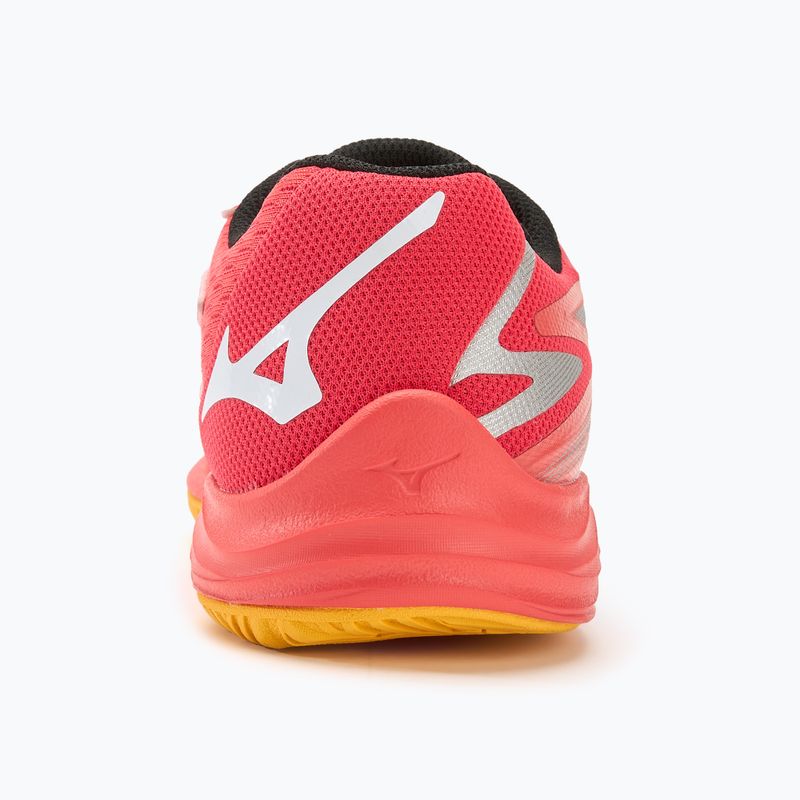 Dětské boty na volejbal Mizuno Lightning Star Z7 radiant red/white/carrot curl 6