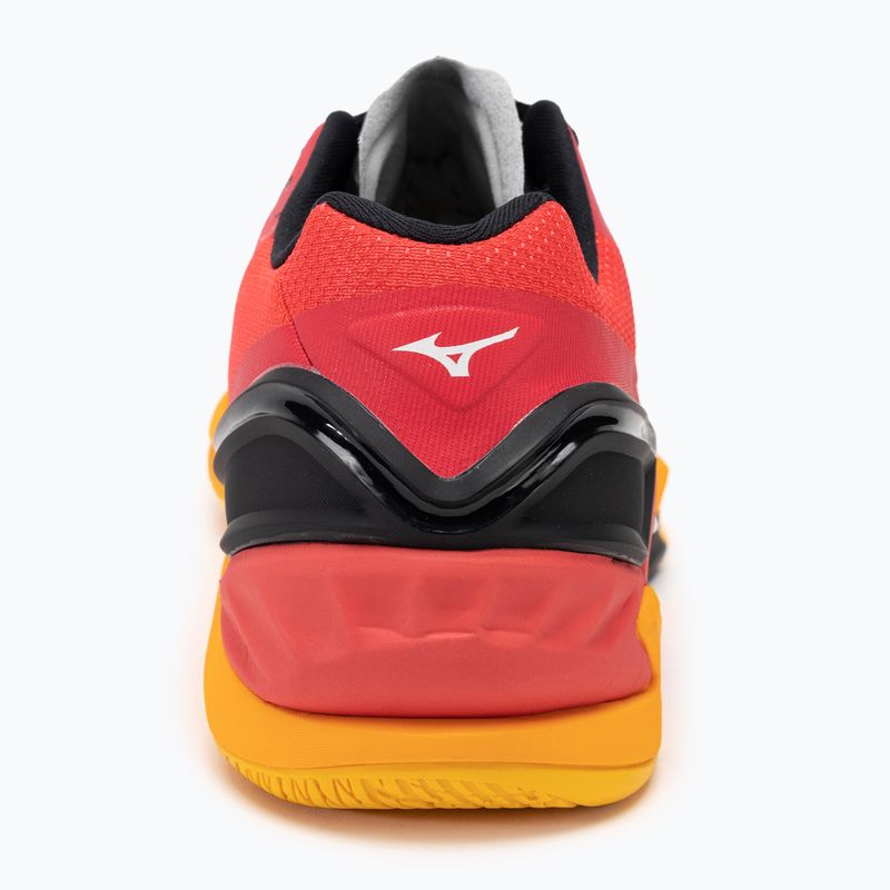 Pánské házenkářské boty Mizuno Wave Stealth Neo radiant red/white/carrot curl 6