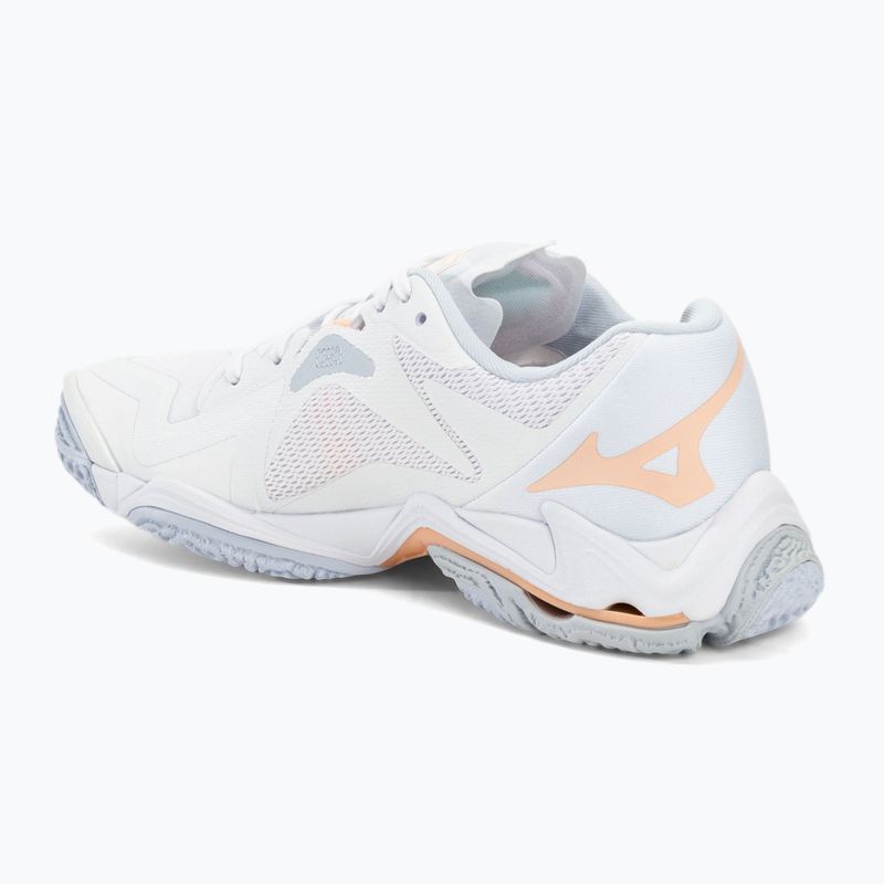 Dámské volejbalové boty  Mizuno Wave Lightning Z8 white/navy peony/peach parfait 3