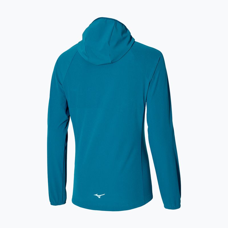 Dámská běžecká bunda Mizuno Alpha Jacket moroccan blue 2