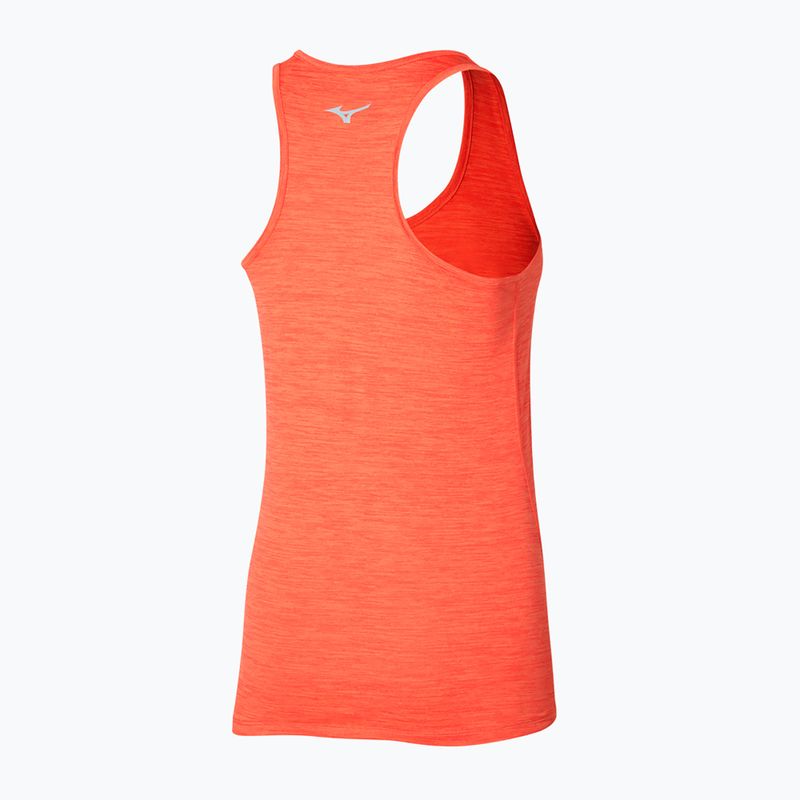 Dámské běžecké tílko tank top  Mizuno Impulse Core Tank nasturtium 2