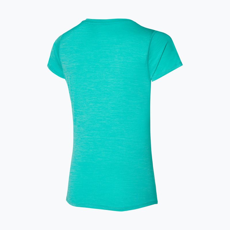 Dámské běžecké tričko Mizuno Impulse Core RB Tee blue turquoise 2