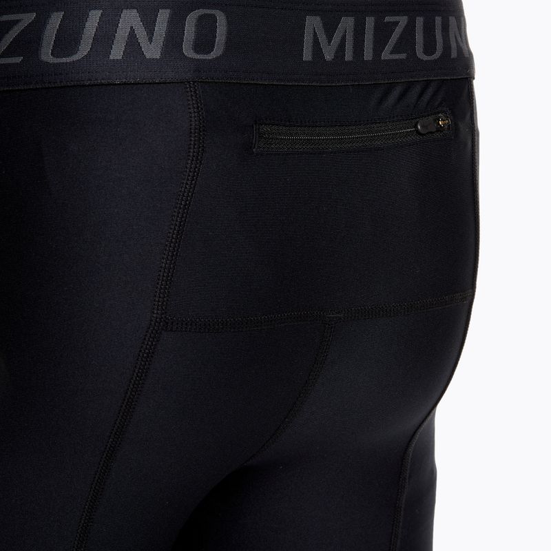 Pánské běžecké legíny Mizuno BG3000 Long black/ aquifer 6
