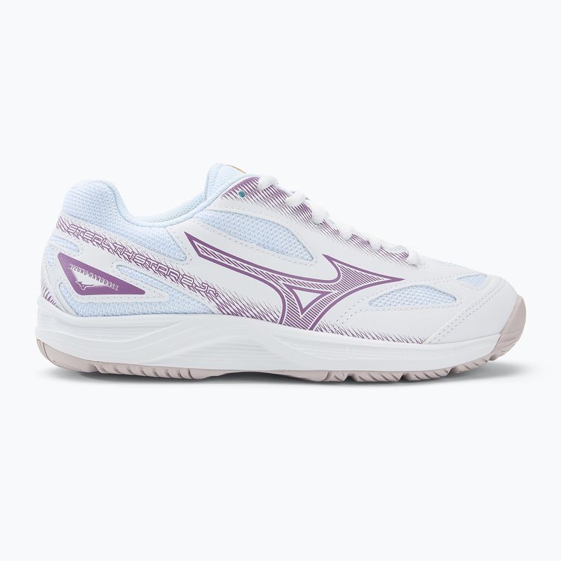 Boty na házenou Mizuno Stealth Star 2 white/patrician purple/quince 2