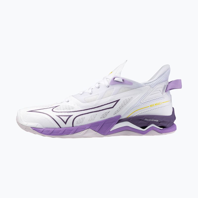 Dámské boty na házenou Mizuno Wave Mirage 5 white/patrician purple/quince 8