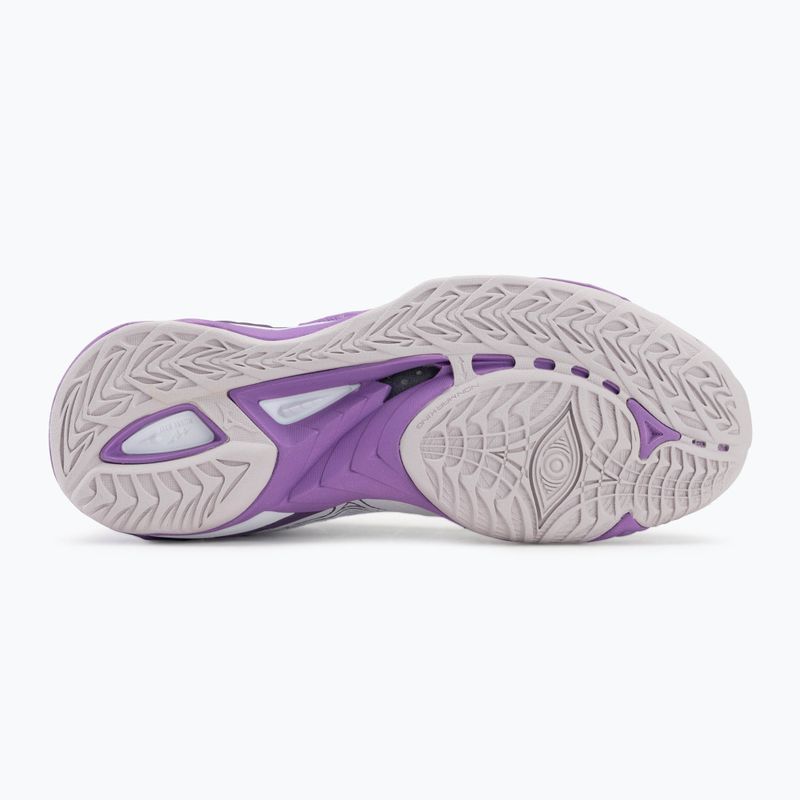 Dámské boty na házenou Mizuno Wave Mirage 5 white/patrician purple/quince 4