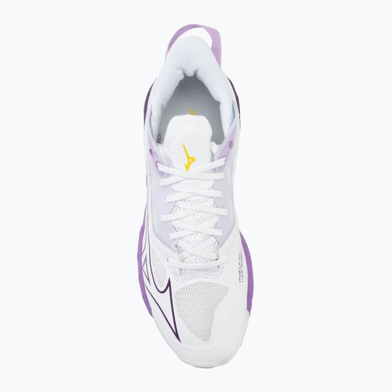 Dámské boty na házenou Mizuno Wave Mirage 5 white/patrician purple/quince 5