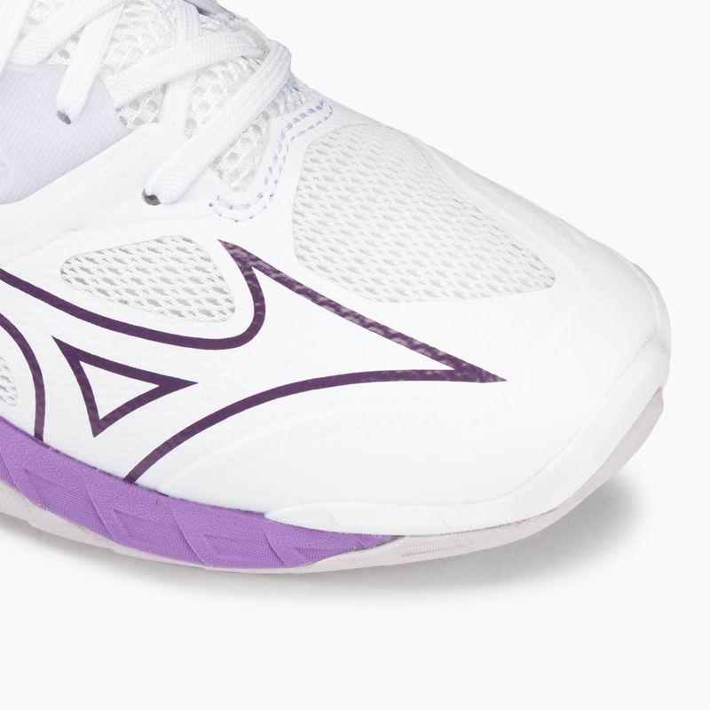 Dámské boty na házenou Mizuno Wave Mirage 5 white/patrician purple/quince 7