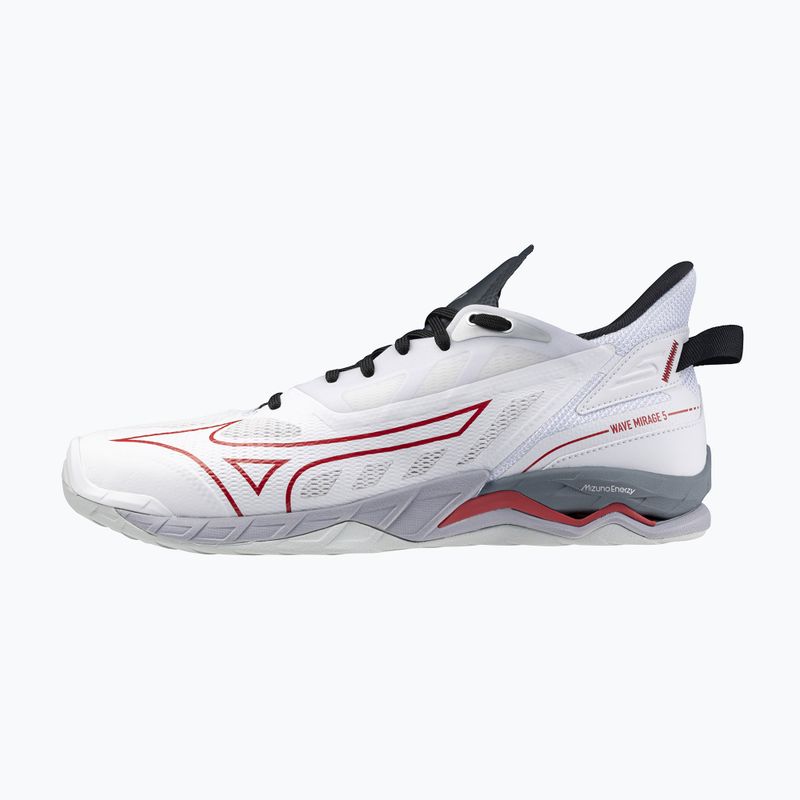 Pánské boty na házenou  Mizuno Wave Mirage 5 white/salsa/black 8