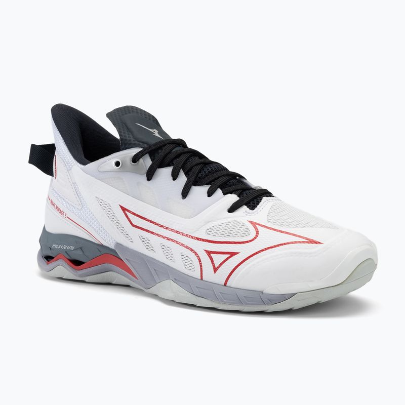 Pánské boty na házenou  Mizuno Wave Mirage 5 white/salsa/black