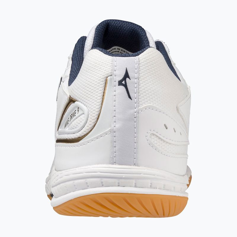 Boty na tenis Mizuno Wave Drive 9 white/dress blues/gold 3