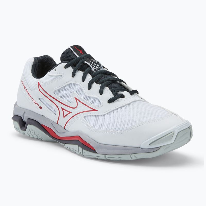 Pánské házenkářské boty Mizuno Wave Phantom 3 white/salsa/black