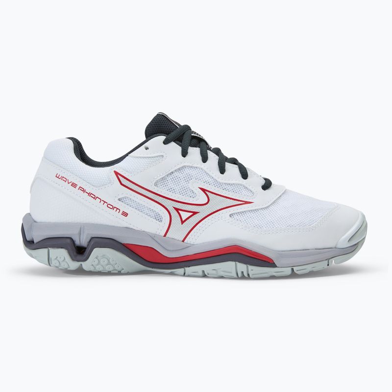 Pánské házenkářské boty Mizuno Wave Phantom 3 white/salsa/black 2