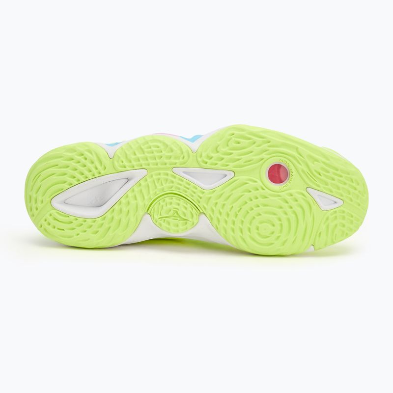 Volejbalové boty  Mizuno Wave Momentum 3 neo lime/black/splish splash 4
