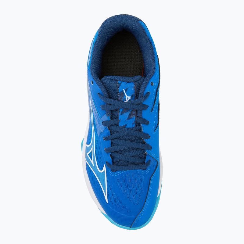 Dětské boty na volejbal Mizuno Lightning Star Z7 mugen blue/white/estate blue 5