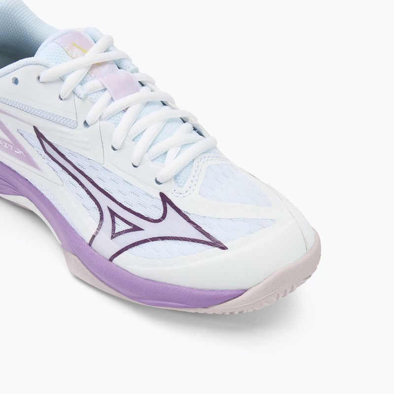 Dětské boty na volejbal Mizuno Lightning Star Z7 white/patrician purple/quince 7