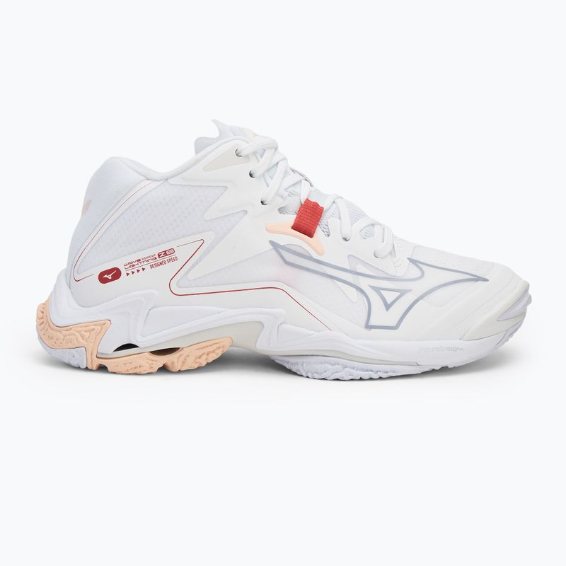 Dámské volejbalové boty  Mizuno Wave Lightning Z8 Mid white/aleutian/cloud pink 2