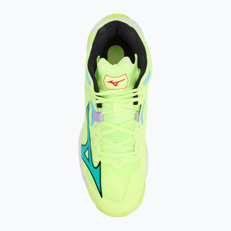 Volejbalové boty  Mizuno Wave Lightning Z8 Mid neo lime/black/splish splash 5