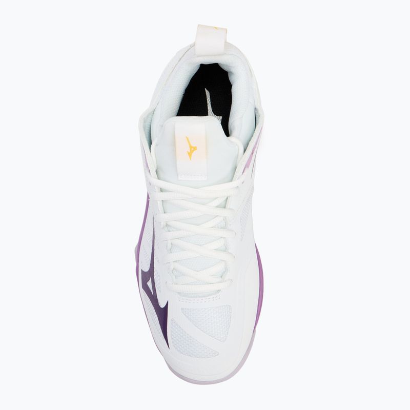 Dámské volejbalové boty  Mizuno Wave Dimension white/patrician purple/quince 5