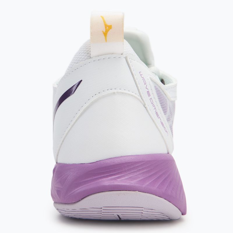 Dámské volejbalové boty  Mizuno Wave Dimension white/patrician purple/quince 6