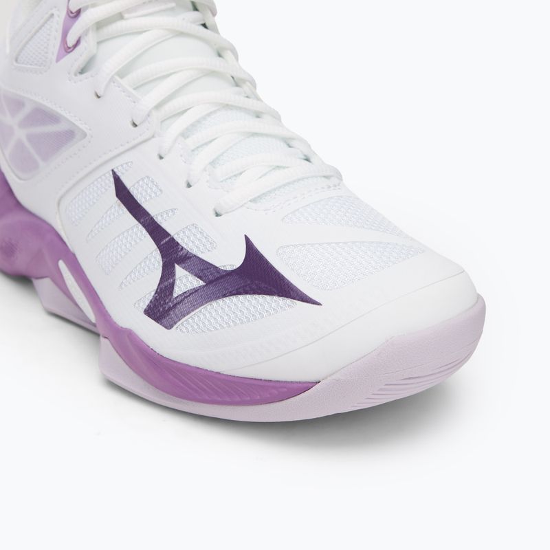 Dámské volejbalové boty  Mizuno Wave Dimension Mid white/patrician purple/quince 7