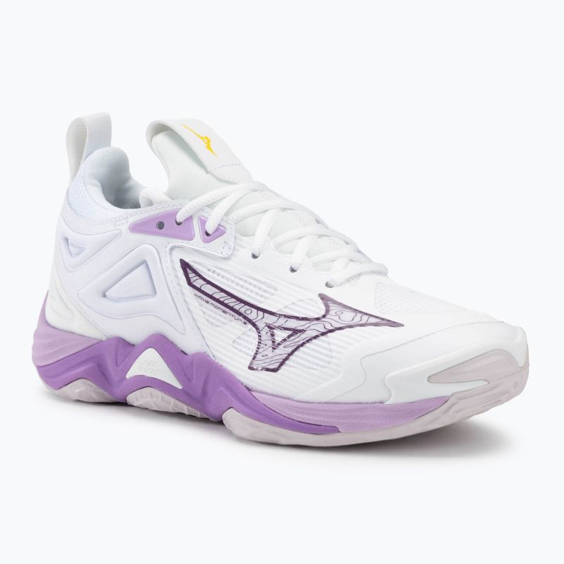 Dámské volejbalové boty  Mizuno Wave Momentum 3 white/patrician purple/quince