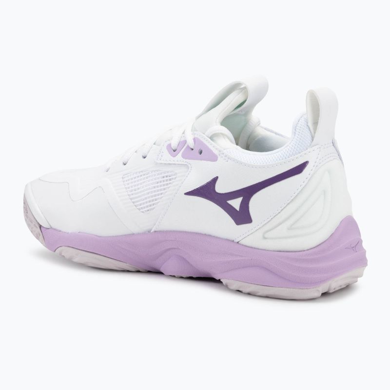 Dámské volejbalové boty  Mizuno Wave Momentum 3 white/patrician purple/quince 3