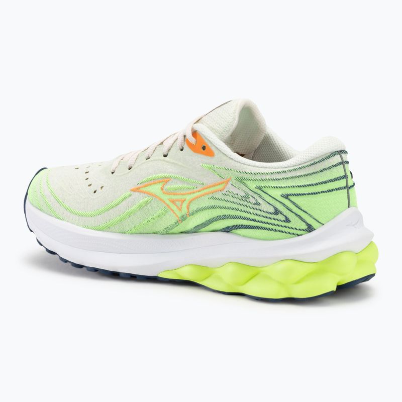 Dámské běžecké boty Mizuno Wave Skyrise 5 pristine/vibrant orange/mizuno neo lime 3