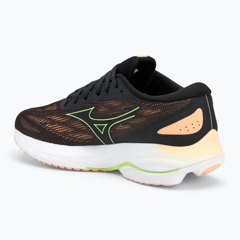 Dámské běžecké boty Mizuno Wave Ultima 15 black/mizuno neo lime/apricot ice 3