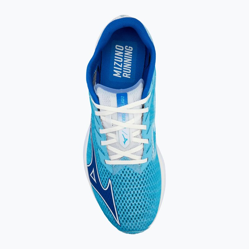 Pánské běžecké boty Mizuno Wave Rebellion Flash 2 river blue/ mugen blue/white 5