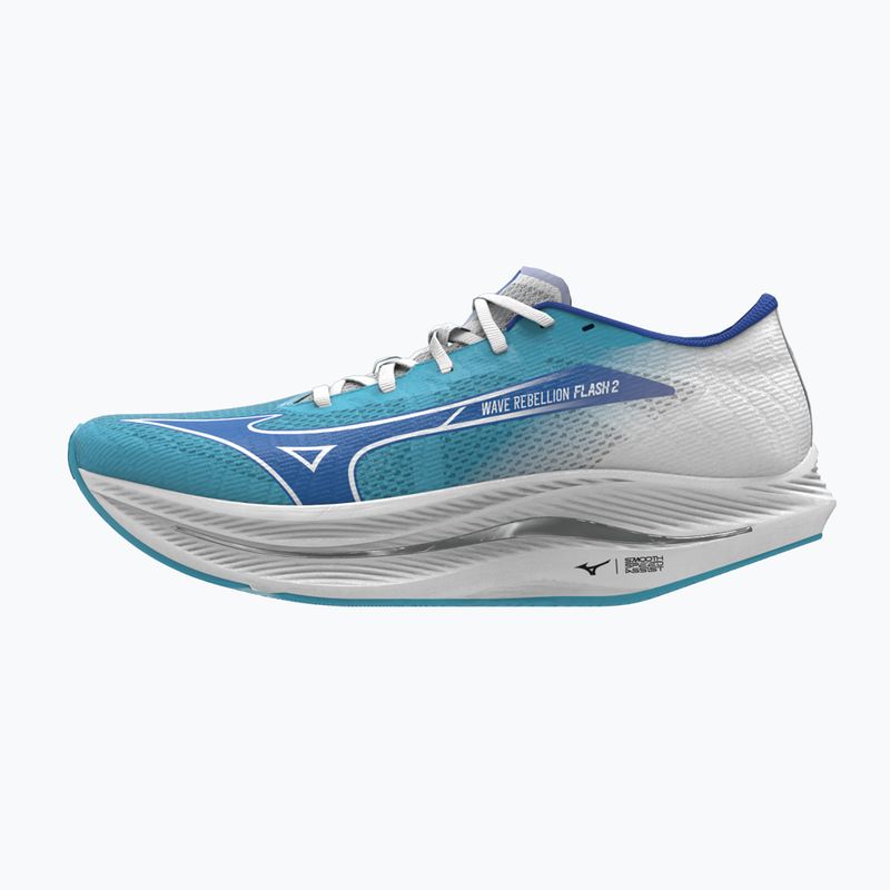 Pánské běžecké boty Mizuno Wave Rebellion Flash 2 river blue/ mugen blue/white 8