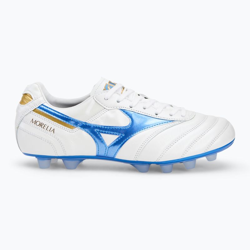 Pánské kopačky Mizuno Morelia II Japan Md white/laser blue/gold  2