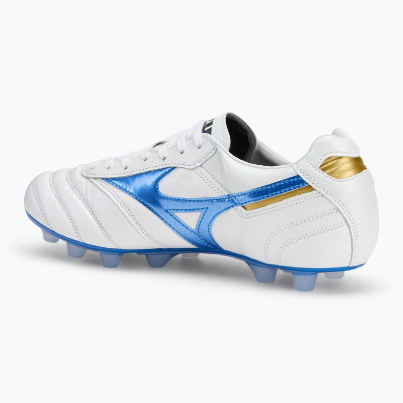 Pánské kopačky Mizuno Morelia II Japan Md white/laser blue/gold  3