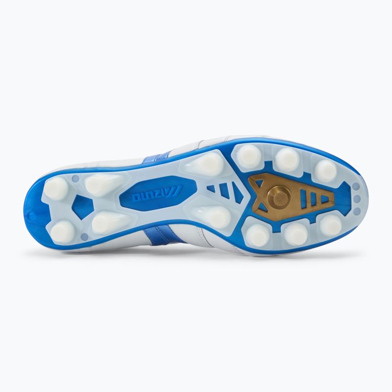 Pánské kopačky Mizuno Morelia II Elite Md white/laser blue/gold  4