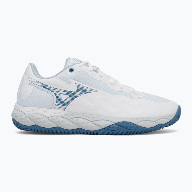 Dámské tenisové boty Mizuno Wave Enforce Court CC white/ parisian blue/ plein air 2