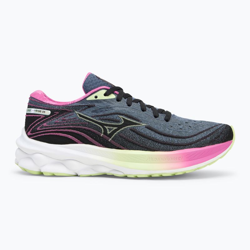 Dámské běžecké boty Mizuno Wave Skyrise 5 Roxy wild wind/black/rosebud 2