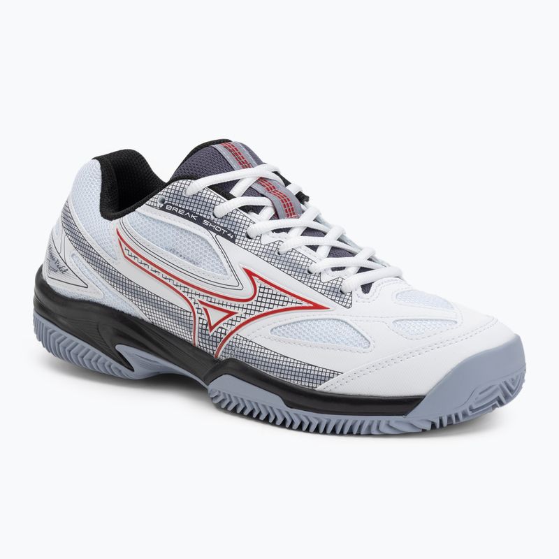 Pánské padelové boty Mizuno Break Shot 4 Padel white/salsa/aleutian
