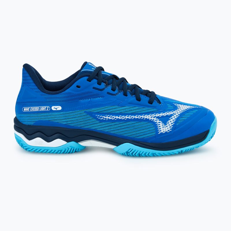 Pánské tenisové boty  Mizuno Wave Exceed Light 2 CC mugen blue/white/river blue 2