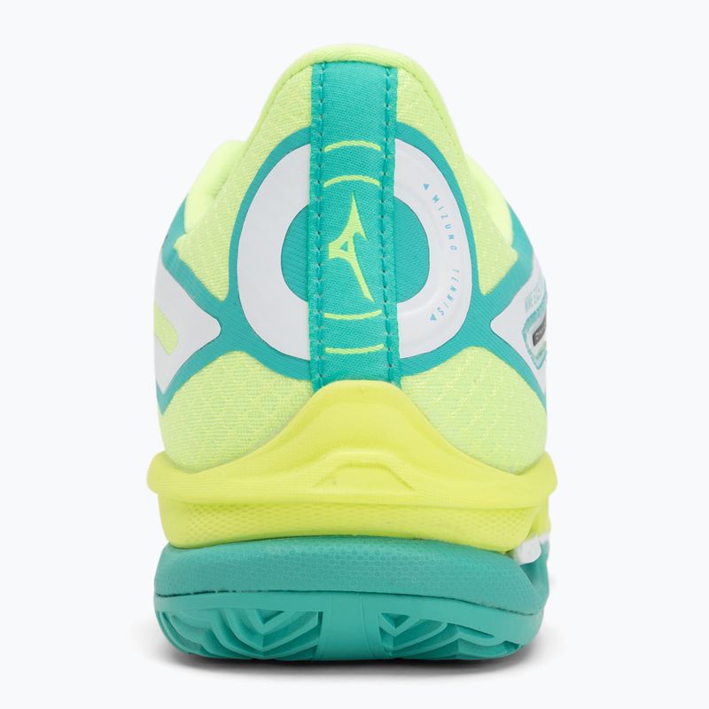 Dámské tenisové boty Mizuno Wave Exceed Tour 6 CC W white/black/mizuno neo lime 6