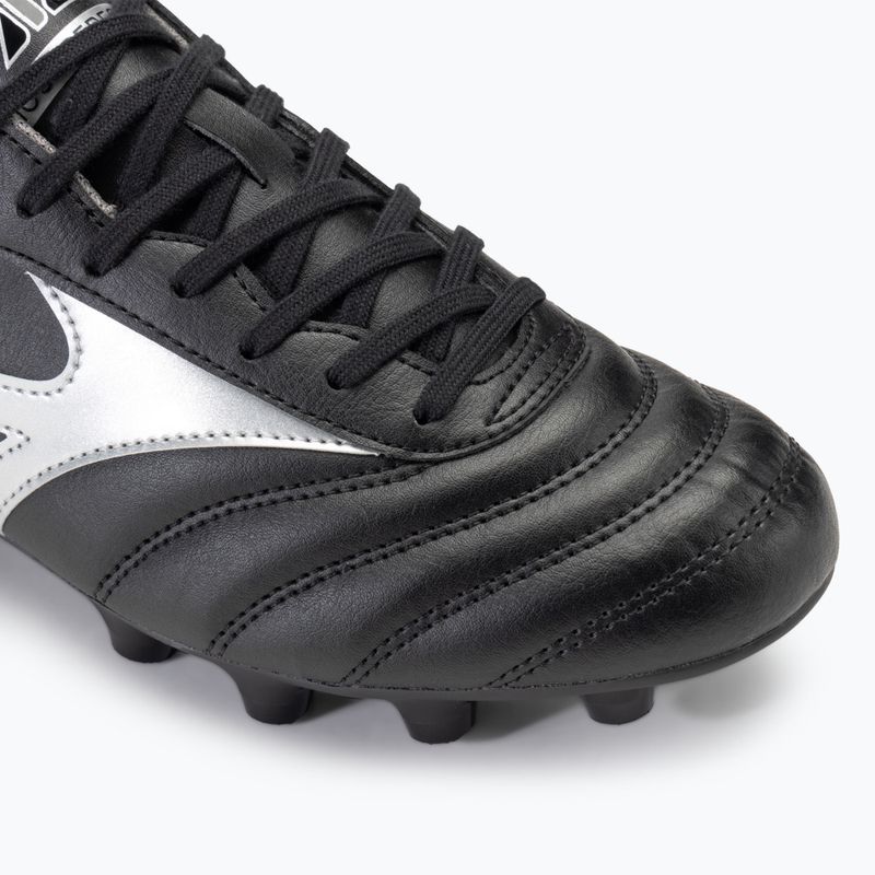 Pánské kopačky Mizuno Morelia II Club FG black/galaxy silver/dark shadow 7